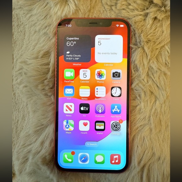 Apple iPhone 12 in Vibrant Red
